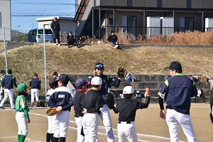 仙台銀行野球部少年野球交流教室