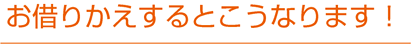 お借りかえするとこうなります!